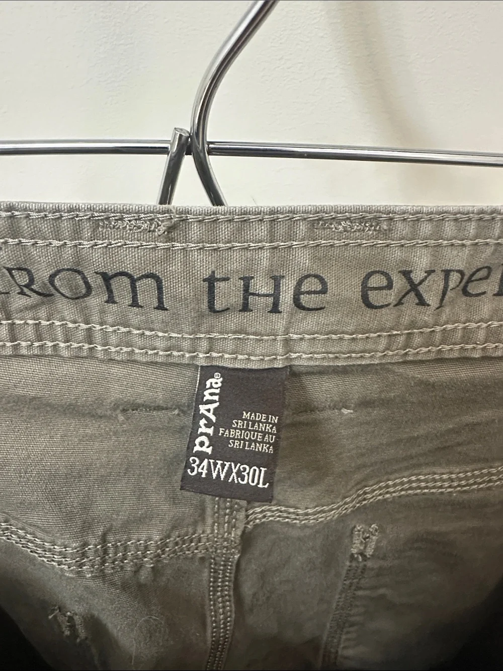 Prana Men's Chinos in Olive Gray